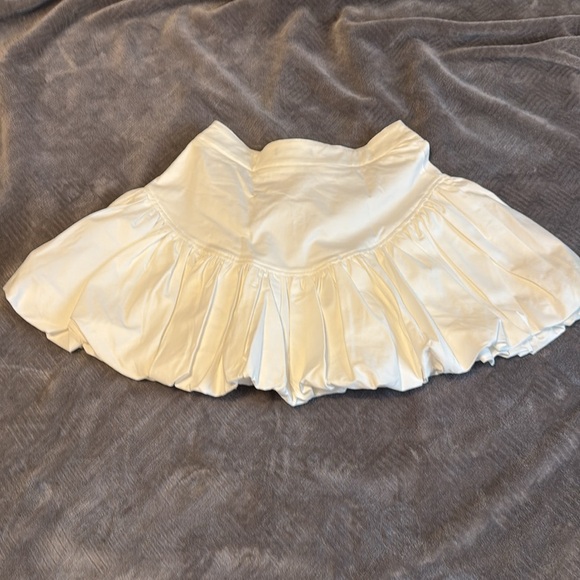 White Ruffled Skirt - Picture 3 of 7